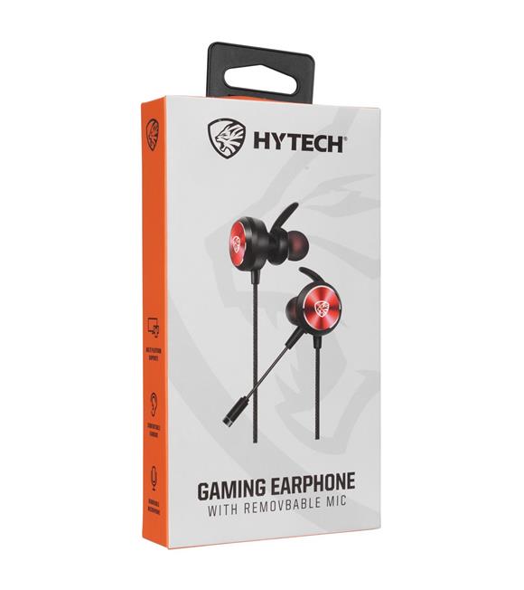 Hytech HY-GK3 3,5 Oyuncu Esnek Mikrofonlu Kırmızı Kulakiçi Kulaklık