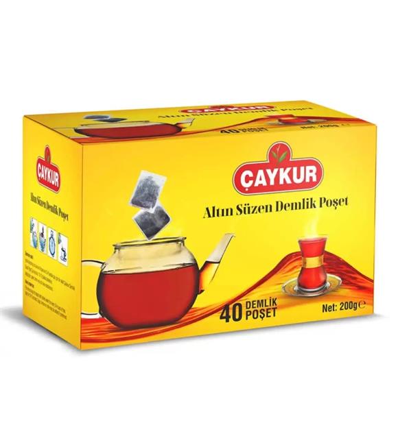 Çaykur Demlik Poşet Çay 200gr 40 Ad Demlik Poşet