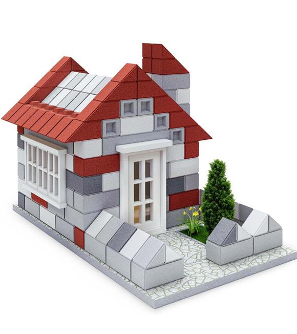 Eshel Maket Tuğla Şömineli Villa