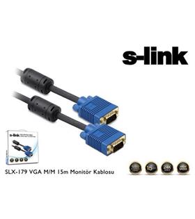 S-link SLX-179 Vga m-m 15m Monitör Kablosu
