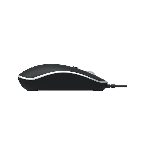Lecoo MS104 1600 DPI 4 Tuşlu USB Kablolu Optik Mouse Siyah