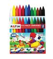 Fatih Mum Pastel Boya Polymer Crayons Kısa 12 Renk 50110/F