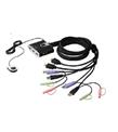 Aten CS692 2 Port USB 2.0 HDMI KVMP 2-Port USB HDMI-Audio Cable KVM Switch with Remote Port Selector