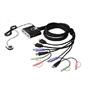 Aten CS692 2 Port USB 2.0 HDMI KVMP 2-Port USB HDMI-Audio Cable KVM Switch with Remote Port Selector