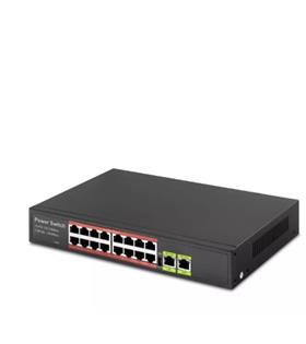 HADRON HD16 POE SWITCH 2UPLINK 16+2 10-100-1000 MBPS 16PORT