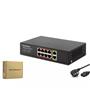 HADRON HDG08 POE SWITCH 2UPLINK 8+2 10-100-1000 MBPS 8PORT