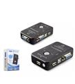 HADRON HDX1360 VGA USB KVM SWITCH 2GİRİŞ 1ÇIKIŞ SİYAH