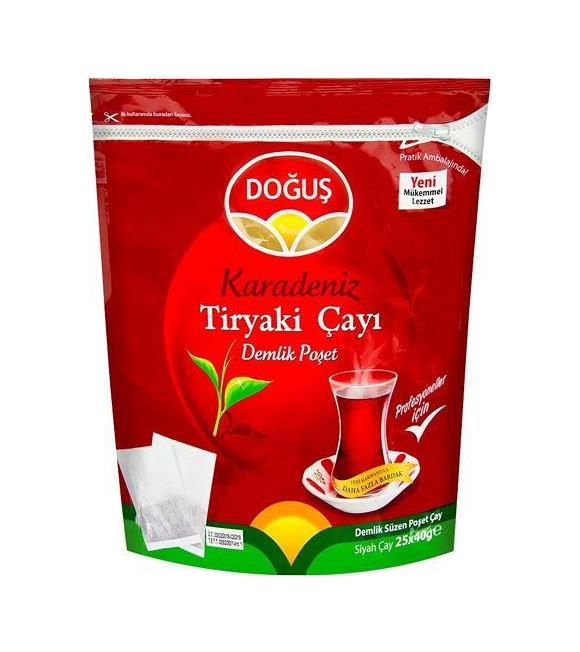 Doğuş Karadeniz Tiryaki Demlik Poşet Çay 25x40 gr