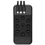 S-link IP-G14W 10000mAh Dahili Kablolu Gizli Ledli Siyah Vantuz+Stand Kablosuz Taşınabilir