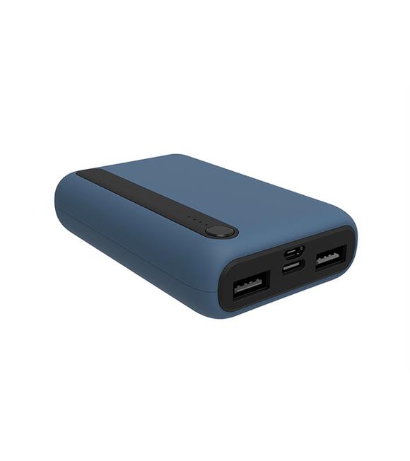 S-link IP-S10PD 10000mAh PD Şarj Powerbank Mavi Taşınabilir Pil Şarj Cihazı