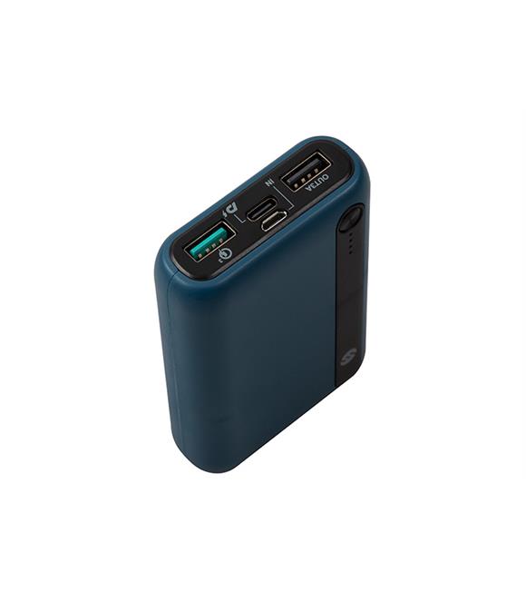 S-link IP-S10PD 10000mAh PD Şarj Powerbank Mavi Taşınabilir Pil Şarj Cihazı