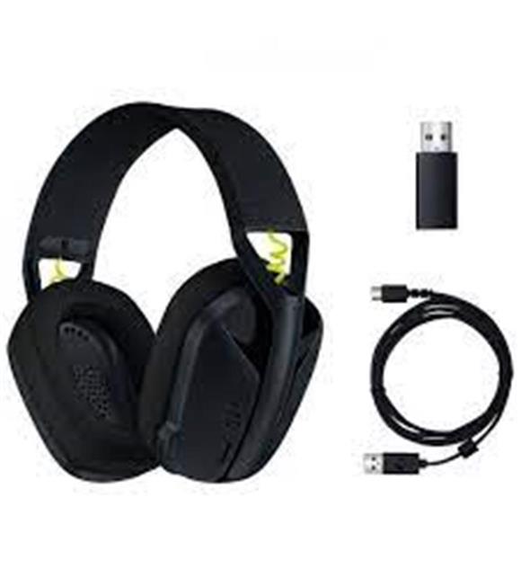Logitech 981-001050 G435 Black-Neon Mikrofonlu LightSpeed Kablosuz Gaming (Oyuncu) Kulaklık_1