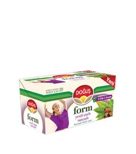 Doğuş Form Yeşilçay Tarçınlı Bitki Çayı 20x2 gr Bitki Çayları