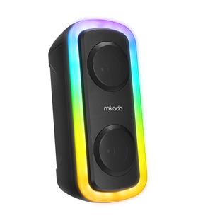Mikado MD-C18 Siyah 8W RGB Işıklı Taşınabilir Speaker Hoparlör