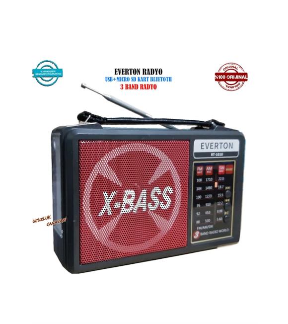 Everton RT-1018 Bluetooth USB-SD-FM Nostaljik Radyo Şarjlı