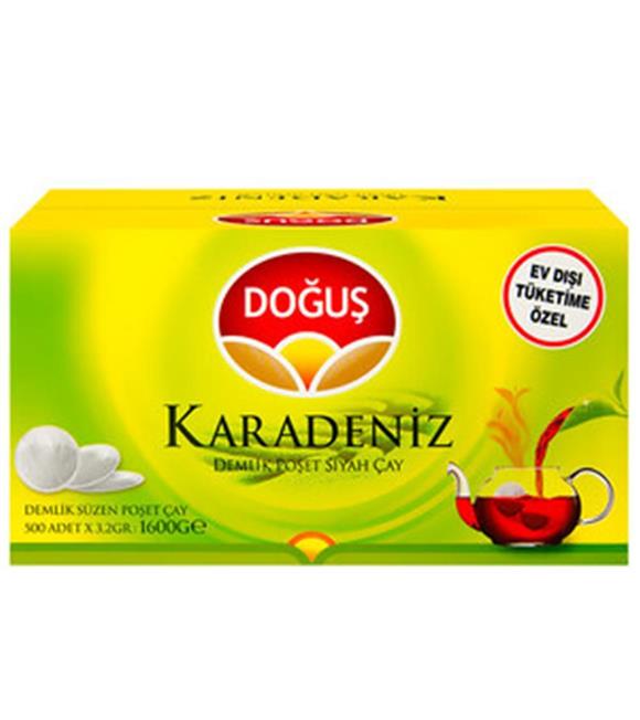 Doğuş Karadeniz Demlik Poşet 500x3.2 gr Bergamot Çay