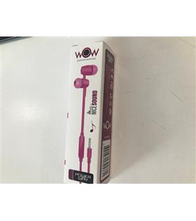 Powerway WOW Pink Kulak İçi Mikrofonlu Ses Kontrolli Kulaklık