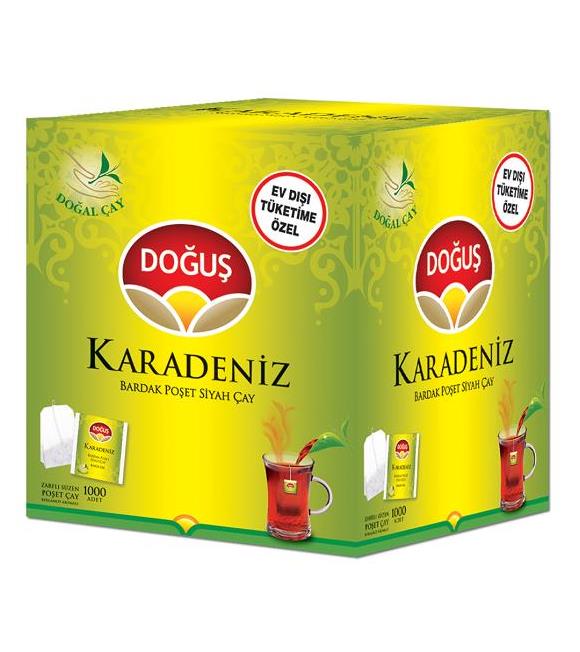 Doğuş Karadeniz Süzen Poşet Çay 1000x2 gr Bardak Poşet Çaylar