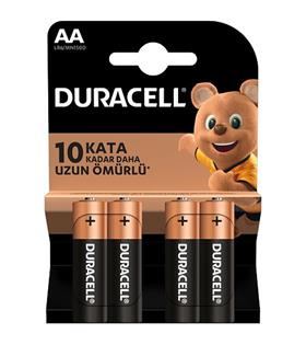 Duracell Alkalin Kalem Pil (AA) 4 LÜ Kartela