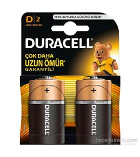 Duracell Alkalin Orta Boy Pil (C)  2 Lİ Kartela