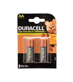 Duracell Şarjlı Kalem Pil (AA) 2500 MAH 1,2 V 2 Lİ