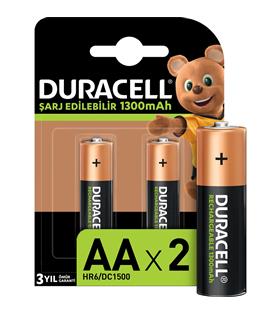 Duracell Şarjlı Kalem Pil (AA) 1300 MAH 2 Lİ