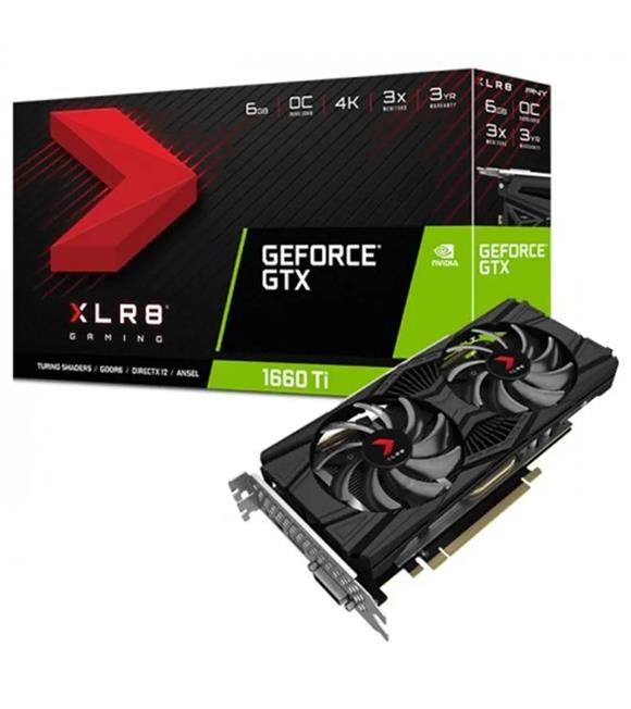 Pny GTX 1660Ti 6GB 192Bit VCG1660T6DFPPB Ekran Kartı