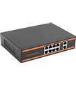 Nova ND1PG0822A 8 Port Poe+ 10-100-1000 Mbps 2 Port 10-100-1000 Mbps Uplink 2 Port SFP Switch 150W