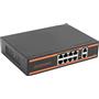 Nova ND1PG0822A 8 Port Poe+ 10-100-1000 Mbps 2 Port 10-100-1000 Mbps Uplink  2 Port SFP Switch 150W
