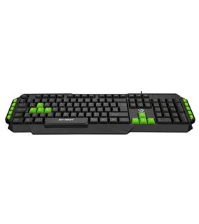 Hytech HYK-46 GAMY Siyah USB Yeşil Tuşlu Q Gaming Oyuncu Klavyesi