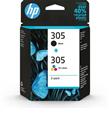 HP 305 Black-Color Siyah-Renkli Multi Paket 6ZD17AE