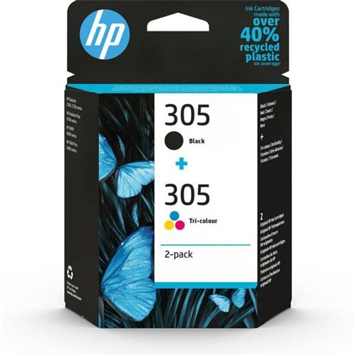HP 305 Black-Color Siyah-Renkli Multi Paket 6ZD17AE Yazıcı Ve Sarf Malzemeleri