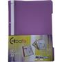 Bafix Telli Dosya Plastik XL Mor A4