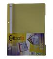 Bafix Telli Dosya Plastik XL Sarı A4