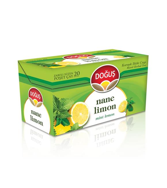 Doğuş Nane Limon Bitki Çayı Süzen Poşet 20x2gr