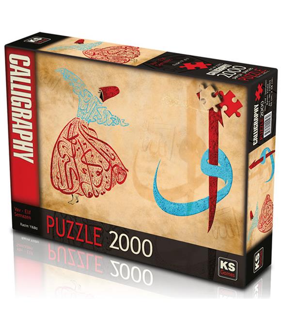 Ks Games Puzzle 2000 Parça Vav-Elif-Semazen 22503