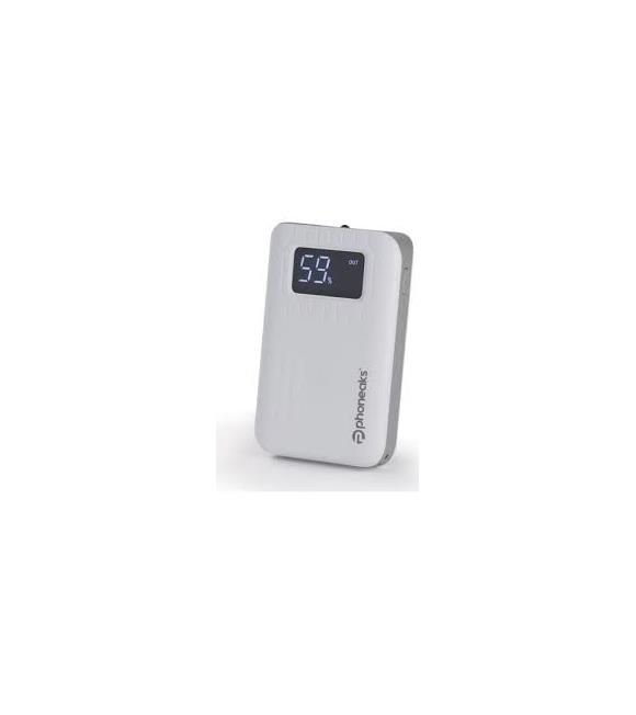 Phoneaks PA-LEDBESP10W LedFat 10.000mAh Beyaz Powerbank
