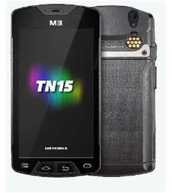 M3 Mobile TN15 GMS 2D Scanner,BT, GPS,NFS(HF) 4 GB 64 GB Android 8.1 El Terminali