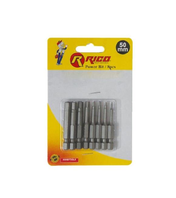 Rıco 005-KK1132 50MM 8 Parça Allen Bits Uç Seti