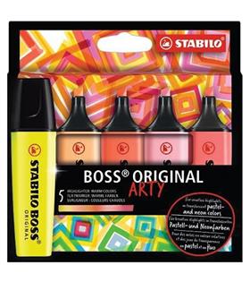 Stabilo Fosforlu Kalem Sıcak Renkler 5 Li Set 70/5-02-1-20