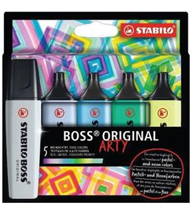 Stabilo Fosforlu Kalem Boss Arty Soğuk Renkler 5 Li Set 70/5-02-2-20