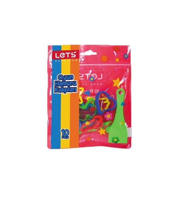 Lets Oyun Hamuru Kalıpları 10 Parça L-8416