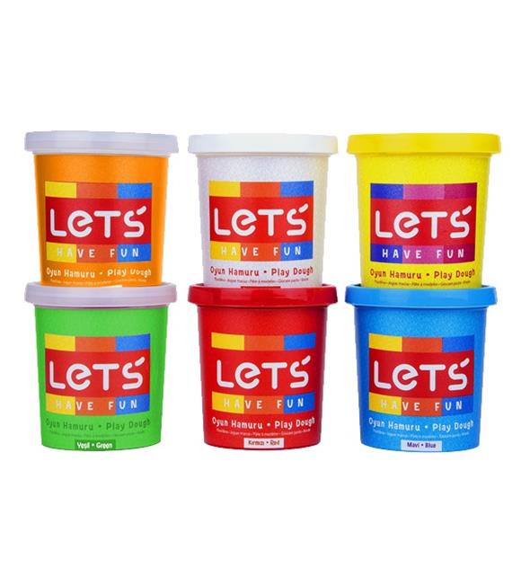 Lets Oyun Hamuru 900 GR 6 Renk L-8350
