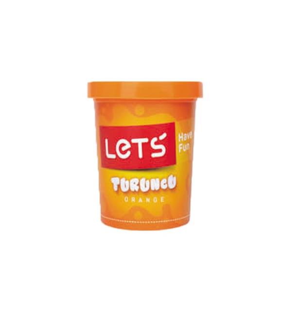 Lets Oyun Hamuru Tek Renk 150 GR Turuncu L8340-8
