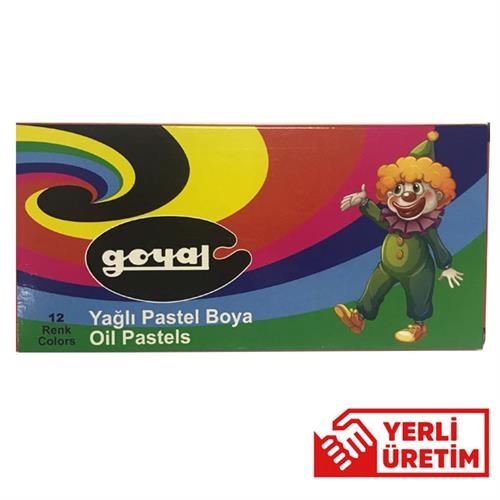 Goyal Pastel Boya Karton 12 Renk Köşeli PTL-112 Okula Dönüş Kampanyası Boya Gereçleri