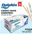 Dolphin Tahta Karıştırıcı Kağıt Sargılı Pakette 250 Adet Kolide 20 Paket