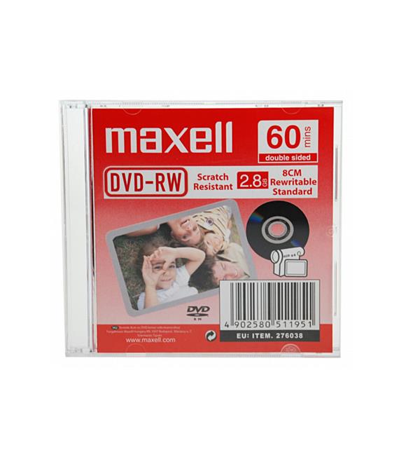 Maxell Dvd-rw 2.8gb 8cm Rewritable Standar Kamera Dvd