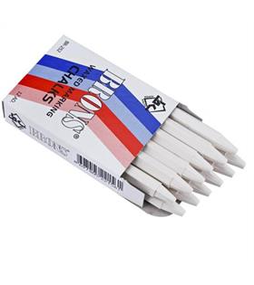 Brons Tebeşir Yuvarlak Yağlı Beyaz 12 Lİ BR-252