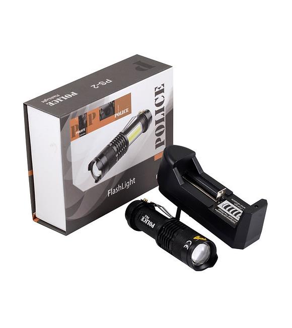 Polıce PS-02 El Tipi Gövde Işık Şarjlı El Efeneri