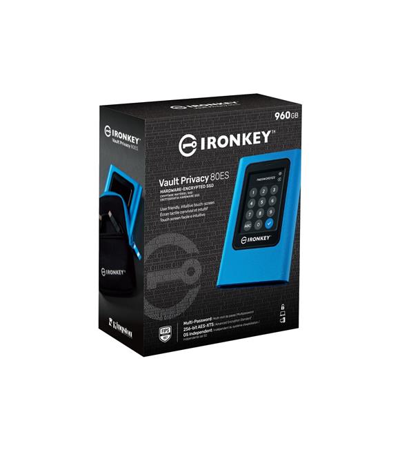 Kingston 960GB IronKey Vault Privacy 80 XTS-AES 256-bit Encrypted External SSD_1